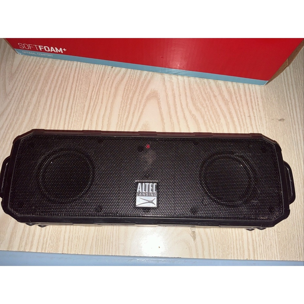 Altec Lansing IMW342-BLK Wireless Bluetooth Water-Resistant Portable Speaker‎